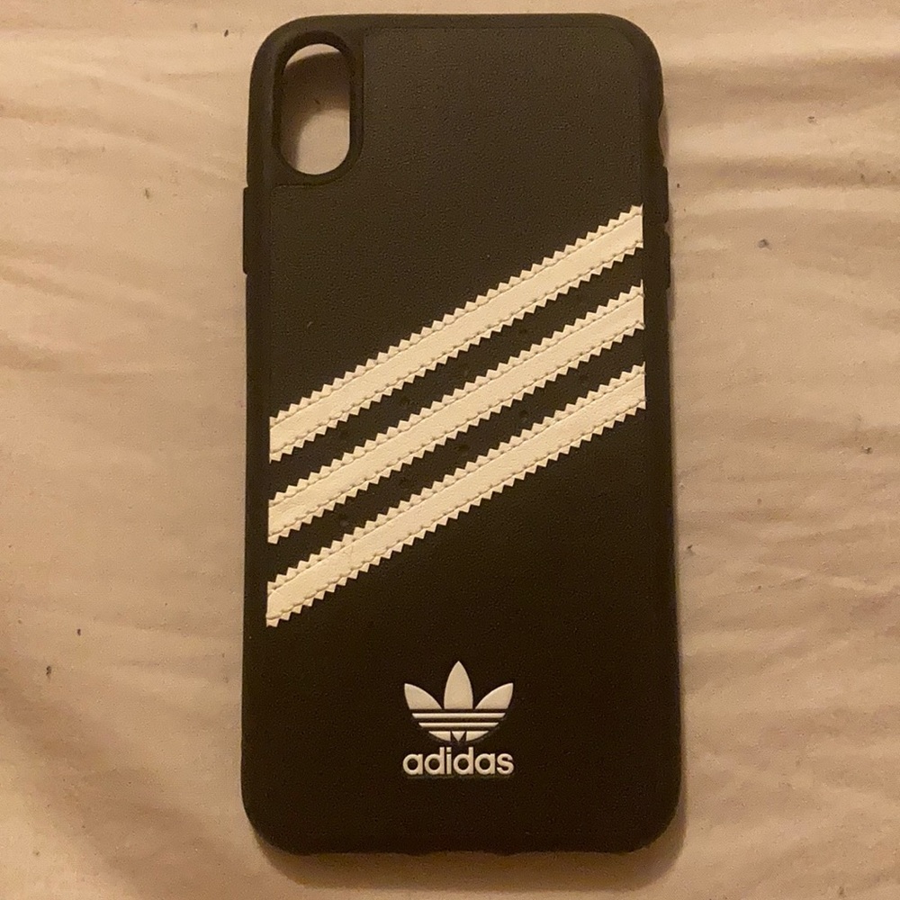 New black/white stripes Adidas IPhone 8 Plus case
